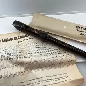Yamaha | Other | Vtg Yamaha Soprano Baroque Recorder Fingering Chart ...